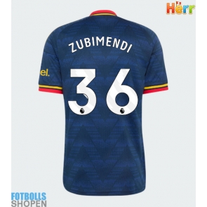 Billiga Arsenal Martin Zubimendi #36 Bortatröja 2026-27 Kortärmad